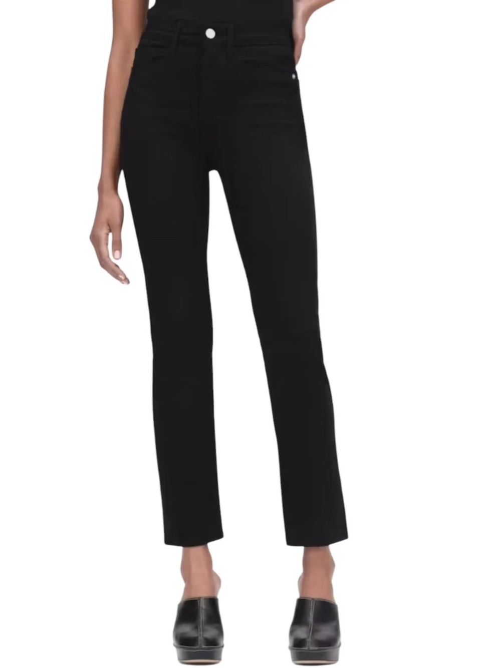 FRAME Le High Straight - Film Noir Women's Size 31